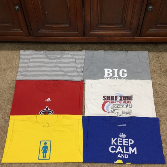 ๐ ADIDAS & OTHER ๐ COLLECTION KIDS T-SHIRTS LOT . - Picture 4 of 4